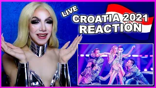 Croatia | Eurovision 2021 Reaction | Albina - Tick-Tock - LIVE