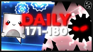 Daily Levels [#171-#180] (ALL COINS) - Geometry Dash (Unravel, Flore, Gear II, AparT, ...)