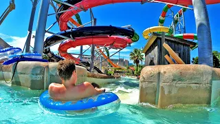 WHITE WATER RIVER Tube Chute - Schlitterbahn Galveston