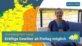 Unwettergefahr steigt - Gewitter ab Freitag