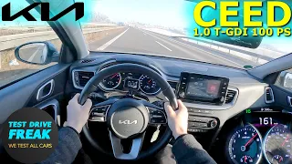 2023 Kia Ceed 1.0 T-GDI 6-Speed Manual 100 PS TOP SPEED AUTOBAHN DRIVE POV