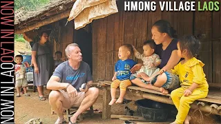 Hmong Village Laos - The Hmong of Ban Long Lao Luang Prabang Pt1 | Now in Lao