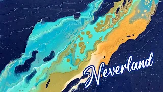 Neverland 💫 Beautiful Acrylic Journey from Pearls to Yeet Pour! Going With The Flow on a 22x24!