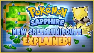 NEW Pokemon Sapphire Speedrun Route Explained!