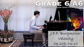 Grade 6 A6 | J.F.F. Burgmüller - Velocity, Op.109 No.10 | ABRSM Piano Exam 2023-2024 | Stephen Fung🎹