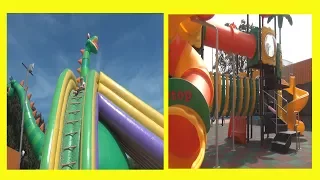 Видео для детей Парки и Детские Площадки Испания Funny Outdoor Playground For Kids Amusement Park