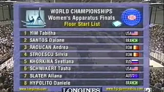2001 World Gymnastics Championships - Women Floor Final