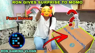 RON GIVES EXPENSIVE SURPRISE GIFT TO MOMO & UNBOXING WITH MOMO'S FACE REVEAL