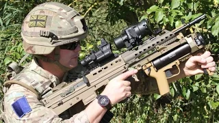 British Army's NEW SA80A3 RIFLE & VIRTUS Body Armour