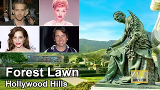 Forest Lawn - Hollywood Hills - Famous Grave Tour『4K』