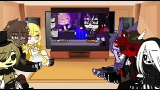 FNAF 1 (+Puppet) reacts to Elizabeth A.  ♡ ||​⁠ ​⁠♡ FNAF x GACHA || ♡ CREDITS IN DESC