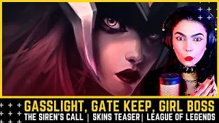 Dinka Kay REACTS: The Siren's Call | Coven 2023 Skins Teaser - League of Legends [LORE BREAKDOWN]