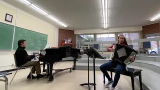 Walter Martella and Karina Inkster: Astor Piazzolla's Libertango (piano and accordion)