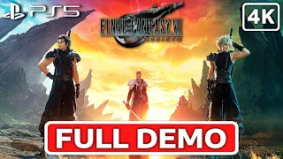 FINAL FANTASY 7 REBIRTH Gameplay Walkthrough Part 1 - FULL DEMO [PS5 4K 60FPS] No Commentary