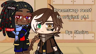 Dreamswap react to original 1/3 | Ink & Error sans | Gacha Club | By: Shoiru