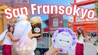 my first time in SAN FRANSOKYO SQUARE!!! ❤️ meeting Baymax, food, merch, & more!!