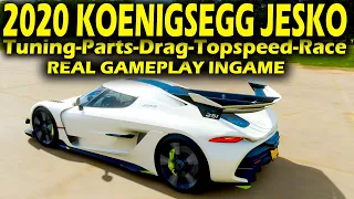 FORZA HORIZON 4 "Koenigsegg Jesko Customization! Tuning-Parts-Drag-Topspeed-Real Gameplay"