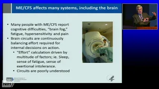 NIH ME/CFS Conference 2019.