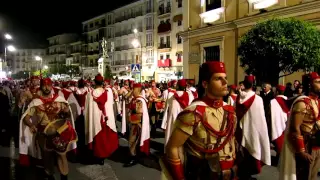 Los regulares de Melilla en las calles de Antequera. Viernes Santo 2016