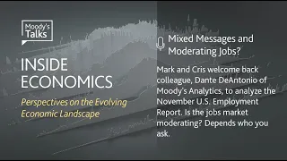 Inside Economics Podcast: #88 - Mixed Messages and Moderating Jobs