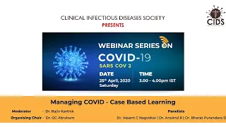 CIDS Webinar on COVID-19 Series 2 (Topic 2 -25th April 2020)