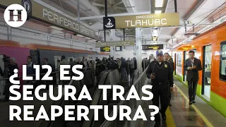 Así fue la reapertura de Línea 12 del Metro, usuarios muestran desconfianza; CDMX asegura es segura