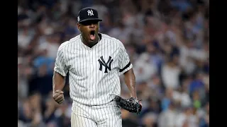 Yankees Throwback: Luis Severino shoves in game 4 of the 2017 ALDS vs the Cleveland Indians.