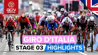 Who Will Win The First Sprint Showdown? | Giro D'Italia 2022 Stage 3 Highlights