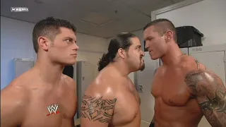 Cody Rhodes & Manu confronts Randy Orton Backstage! 11/10/2008