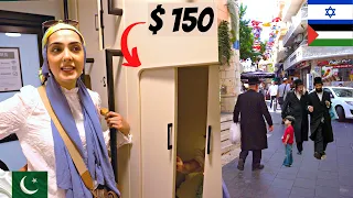 THE CHEAPEST HOTEL IN THE HASIDIC JEWISH NEIGHBORHOOD OF JERUSALEM🇮🇱 IMMY & TANI TRAVEL VLOG