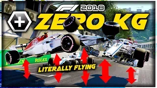 What Happens When A WHOLE GRID OF F1 CARS WEIGHS ZERO KILOGRAMS?! - Game Breaking F1 Experiment!