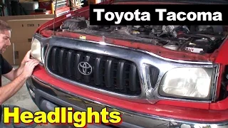 2004 Toyota Tacoma Headlight and Sidelights