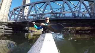 Paddling i Trollhätte Kanal/Göta Älv - okt 2018