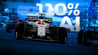 Trying To Win In A Williams Against 110% AI Around Monaco