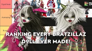 Ranking EVERY Bratzillaz doll ever made! tier lists with Lizzie