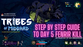 Step by Step guide to killing Fenrir on Day 5 | Tribes of Midgard