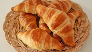 [접지 않고 만든] 크루아상! 세상에서 가장 쉽게 만드는 방법! (No Fold! The easiest way to make croissants in the world!)