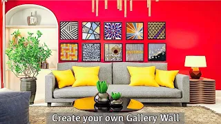 10 Super Duper Easy Wall Art Ideas| Create your own gallery wall| gadac diy| Room Decorating Ideas