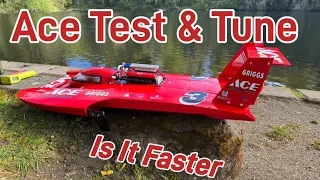 Part 1, Testing and tuning of the Ace hydro.  Tenshock 1800kv