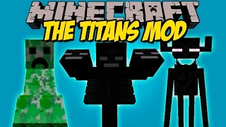 THE TITANS MOD - Los Mobs mas Gigantes de minecraft! - Minecraft mod 1.8 Review ESPAÑOL