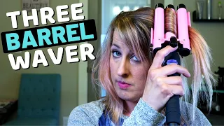 Three Barrel Waver Tutorial | How to Use a Three Barrel Curling Iron | Easy Hair Style