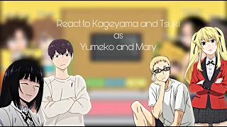 Haikyuu reacts to Kageyama and Tsukishima as Yumeko and Mary