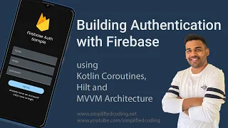 Firebase Authentication using MVVM with Hilt and Coroutines