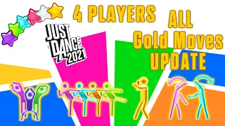 ALL #JustDance2021 's Gold Moves UPDATE with New Unlimited Songs | 4 Players