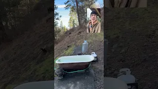 DIY Off-Grid Outdoor Clawfoot Hot Tub 🤝🛠 P1 #diy #off-grid #hottub #project #idaho #homestead #