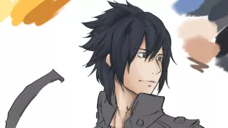 Speed Paint 04 - Noctis & Chocobo FFXV