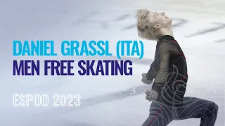 Daniel GRASSL (ITA) | Men Free Skating | Espoo 2023 | #EuroFigure