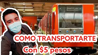 Como usar el metro 🚟 de la Ciudad de México || transportarnos en cdmx con solo $5/ Héctor Mdz
