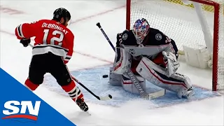 Alex DeBrincat Bats Puck Out Of The Air Twice To Score Overtime Winner