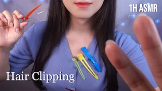 ASMR 1Hour Clipping Your Hair 👧(No Talking) | SUPER Relaxing💤 Personal Attention